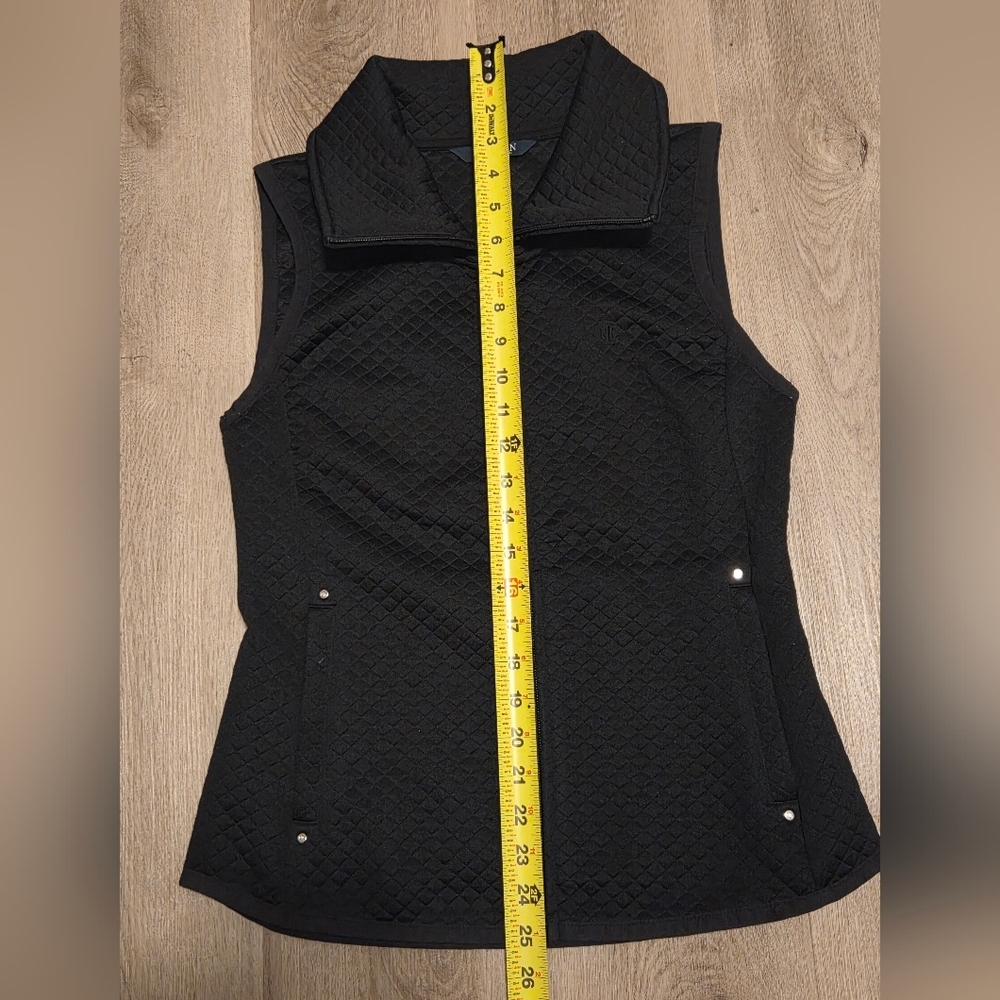 Lauren Ralph Lauren Black Quilted Vest - Picture 5 of 6